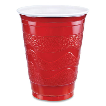 Dart® Solo Party Plastic Cold Drink Cups, Slip-resistant Grip, 18 Oz, Red, 20-bag, 12 Bags-carton freeshipping - TVN Wholesale